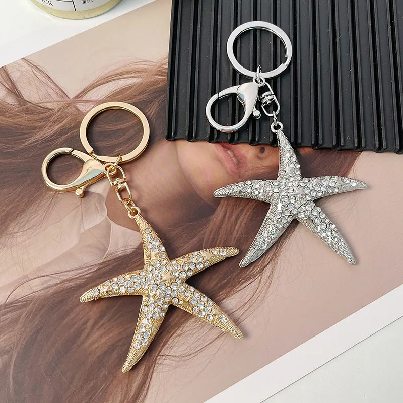 Cartoon Style Zinc Alloy Pentagram Women's Bag Pendant Keychain