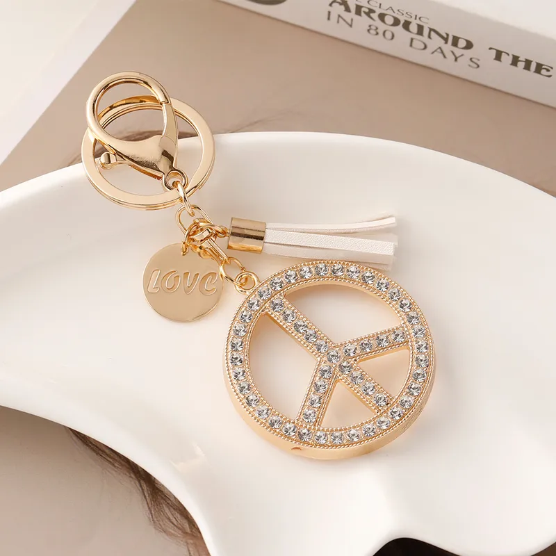 New Style Alloy Geometric Unisex Bag Pendant Keychain