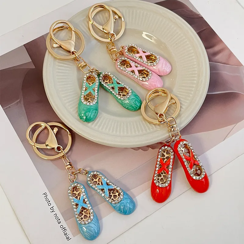 New Style Alloy Shoe Women's Bag Pendant Keychain