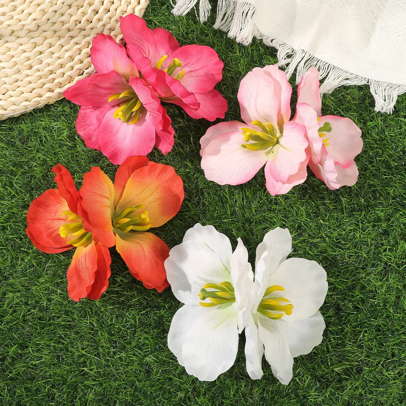 Mujeres Flor Dulce Flor De Seda Pinza Para El Cabello