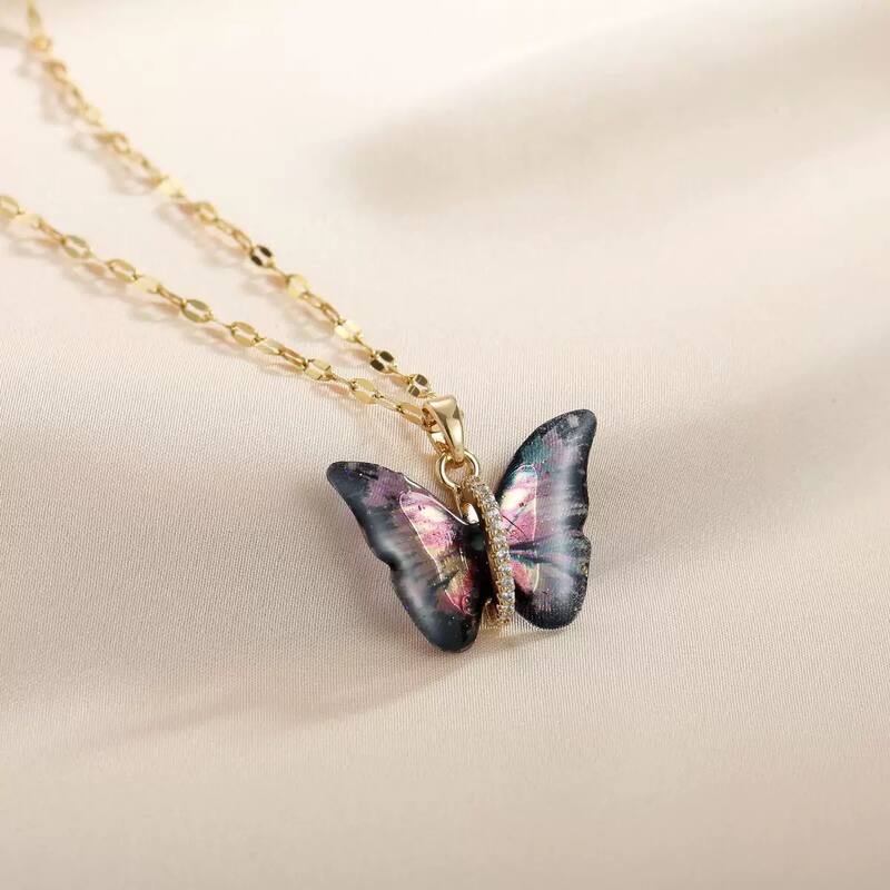 Papillon Mignon Reine Alliage Pendentif De Gros