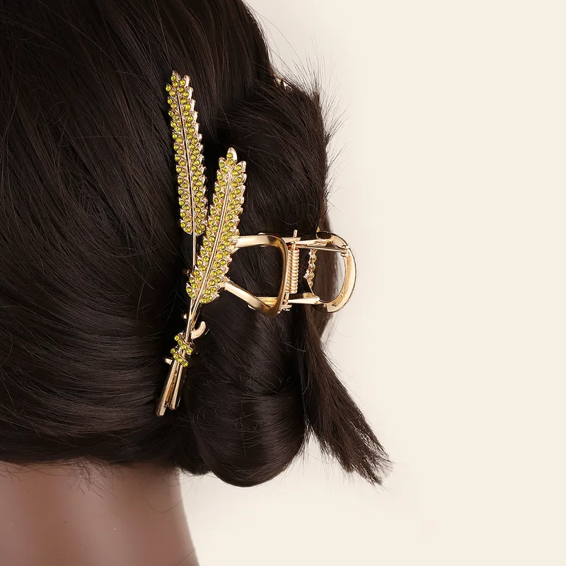 Femmes Grain Élégant Femme Alliage Griffes De Cheveux