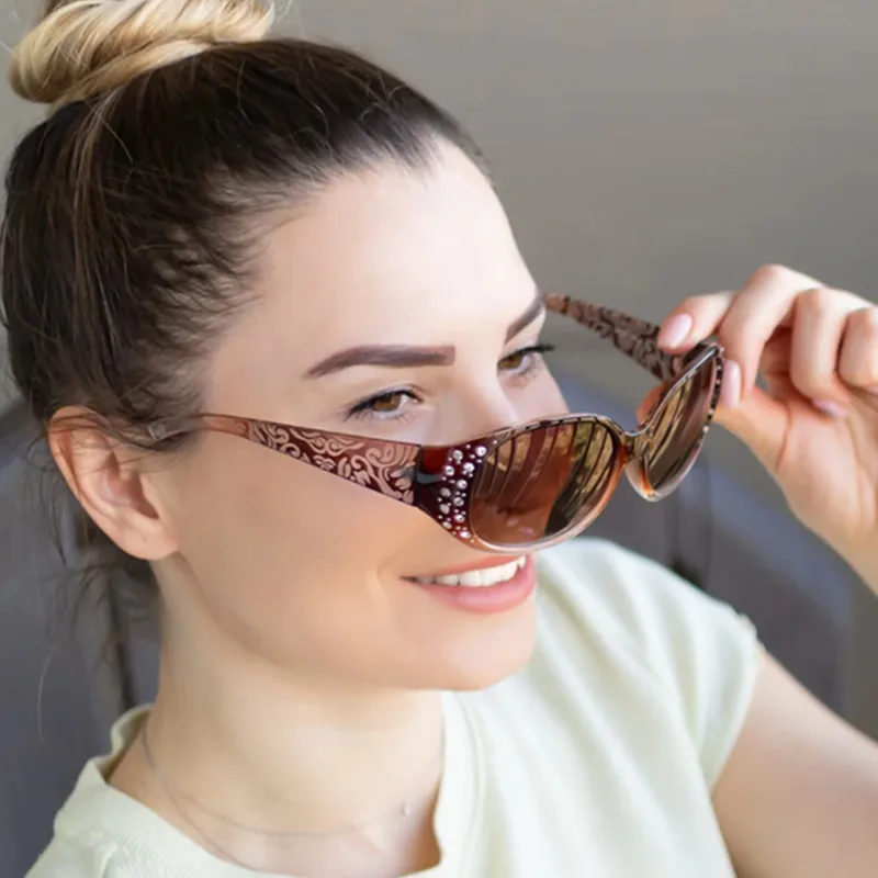 Carré Y2K Rétro Vacances Modèle Ca Plein Cadre Femmes De Lunettes De Soleil