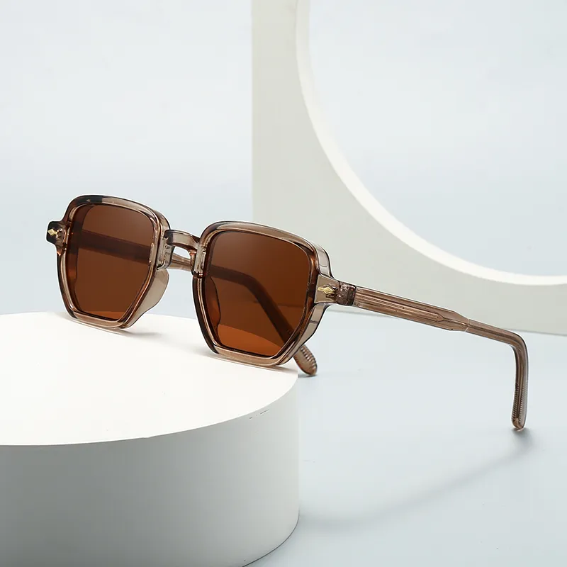 Polygon Casual Elegant Solid Color Pc Full Frame Women's Sunglasses
