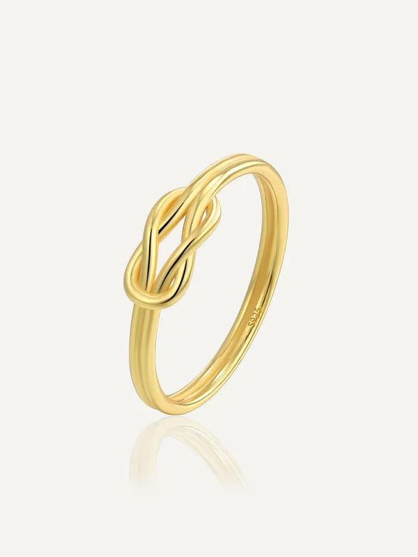 Nudo Plata De Ley 925 Anillos