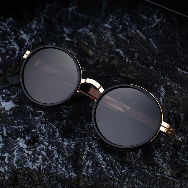 New  Fashion Oval Polarized Sunglasses For Men Retro High-End Outdoor Driving Sunglasses For Men