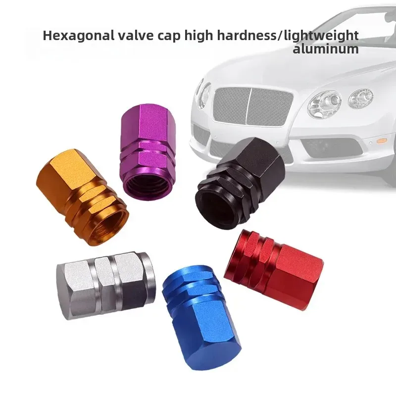 Aluminum Alloy Car Tire Valve Caps Motorcycle Electric Vehicle Universal Wheel Tyre Pressure Monitoring Accessory
