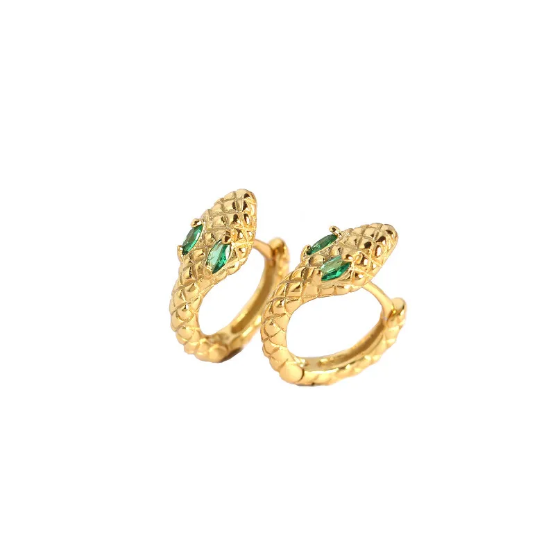Animal Fashion Gem Plating Earrings