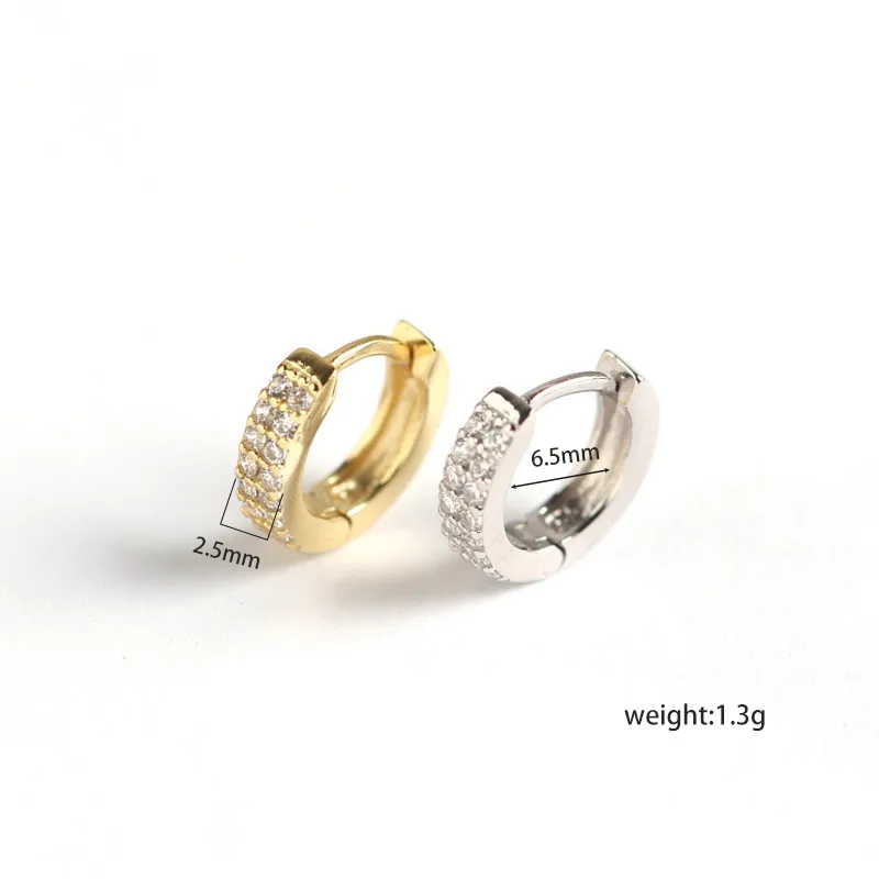 Geometric Fashion Gem Plating Earrings